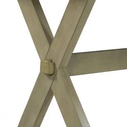 45.5 in. Rectangle Rustic Gray Green Wood Top Dining Table with X-Shape Legs (Seats-4) by ATHMILE -ATHMILE Sales Store green athmile kitchen dining tables gz b2w20221260 44 1000