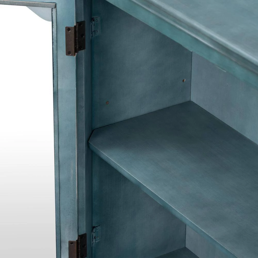 Antique Green Sideboard with with Adjustable Shelves by ATHMILE 8 Antique Green Sideboard with with Adjustable Shelves by ATHMILE - Image 8