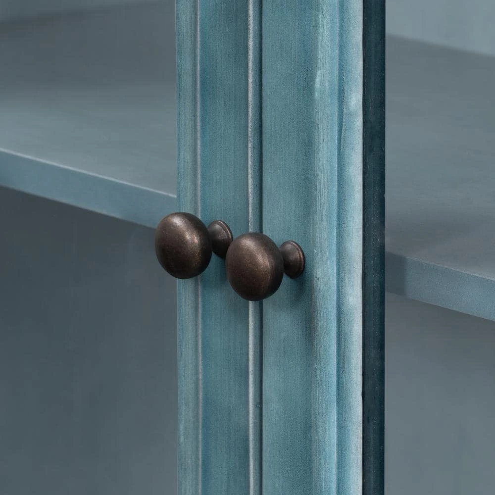 Antique Green Sideboard with with Adjustable Shelves by ATHMILE 7 Antique Green Sideboard with with Adjustable Shelves by ATHMILE - Image 7