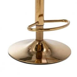 44.09 in. Grey Velvet Bar Stool (Set of 1) by ATHMILE -ATHMILE Sales Store grey athmile bar stools ddw39538740 44 1000