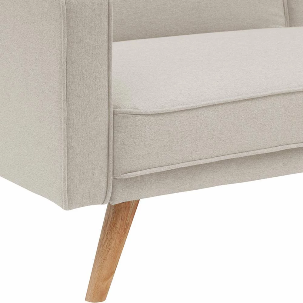 72.4 in. Light Beige Cotton Linen Twin Size Sofa Bed by ATHMILE 6 72.4 in. Light Beige Cotton Linen Twin Size Sofa Bed by ATHMILE - Image 6