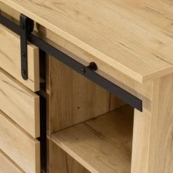 Light Brown China Cabinet by ATHMILE -ATHMILE Sales Store light brown athmile accent cabinets ddw33133049 1f 1000