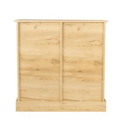 Light Brown China Cabinet by ATHMILE -ATHMILE Sales Store light brown athmile accent cabinets ddw33133049 4f 1000