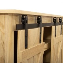 53.9 in. Light Brown Standard Rectangle Wood Console Table by ATHMILE 13 53.9 in. Light Brown Standard Rectangle Wood Console Table by ATHMILE -ATHMILE Sales Store light brown athmile console tables gz b2w20221066 1f 1000