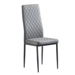 Light Gray Dining Chair (Set of 4) by ATHMILE -ATHMILE Sales Store light gray athmile dining chairs gz b2w20221275 44 1000