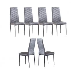 Light Gray Dining Chair (Set of 6) by ATHMILE