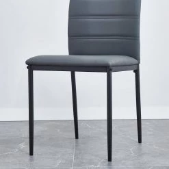 Light Gray Linen Dinning Chair with Metal Leg (Set of 4) by ATHMILE 12 Light Gray Linen Dinning Chair with Metal Leg (Set of 4) by ATHMILE -ATHMILE Sales Store light gray athmile dining chairs gz b2w20221282 44 1000