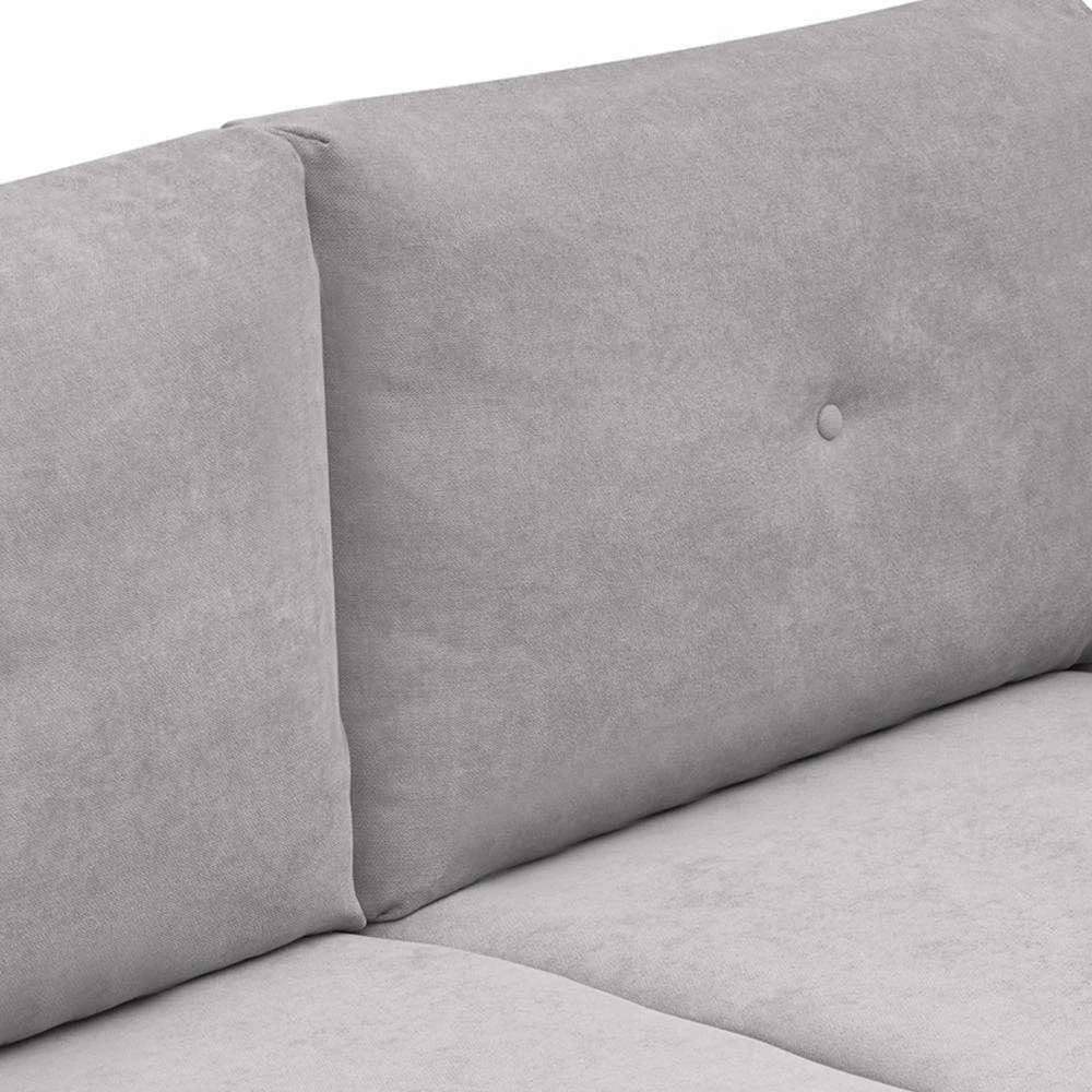 69 in. Light Gray Line 2-Seater Loveseat with Wood Legs by ATHMILE 5 69 in. Light Gray Line 2-Seater Loveseat with Wood Legs by ATHMILE - Image 5