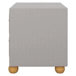 2-Drawers Upholstered Light Gray Nightstand (20.9 in. L x 18.1 in. W x 18.2 in. H) by ATHMILE 14 2-Drawers Upholstered Light Gray Nightstand (20.9 in. L x 18.1 in. W x 18.2 in. H) by ATHMILE -ATHMILE Sales Store light gray athmile nightstands gz b2w20221699 44 1000