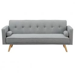 71.6 in. Light Gray Twin Size Variable Bed Sofa Living Room Folding Sofa by ATHMILE