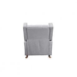 Gray Polyester Rocking Chair by ATHMILE -ATHMILE Sales Store light grey athmile rockers gliders ottomans ddw39538876 1f 1000