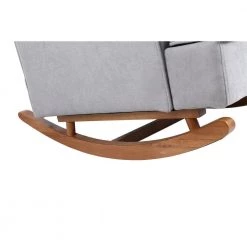 Gray Polyester Rocking Chair by ATHMILE -ATHMILE Sales Store light grey athmile rockers gliders ottomans ddw39538876 c3 1000