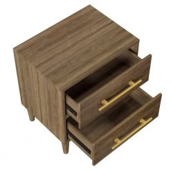 2-Drawers Natural Chest of Drawers 23 in. W x 25.30 in. H x 17.00 in. D by ATHMILE -ATHMILE Sales Store natural athmile chest of drawers ddwf289193aal 77 1000