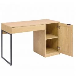 47 in. Rectangle Natural Color Wicker One Drawer Computer Desk with Storage Cabinet by ATHMILE -ATHMILE Sales Store natural athmile computer desks gz w104036799 77 1000