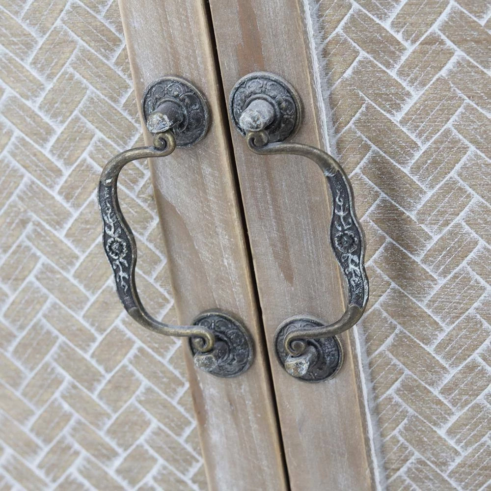 25 in. Natural Standard Rectangle Wood Console Table by ATHMILE 5 25 in. Natural Standard Rectangle Wood Console Table by ATHMILE - Image 5