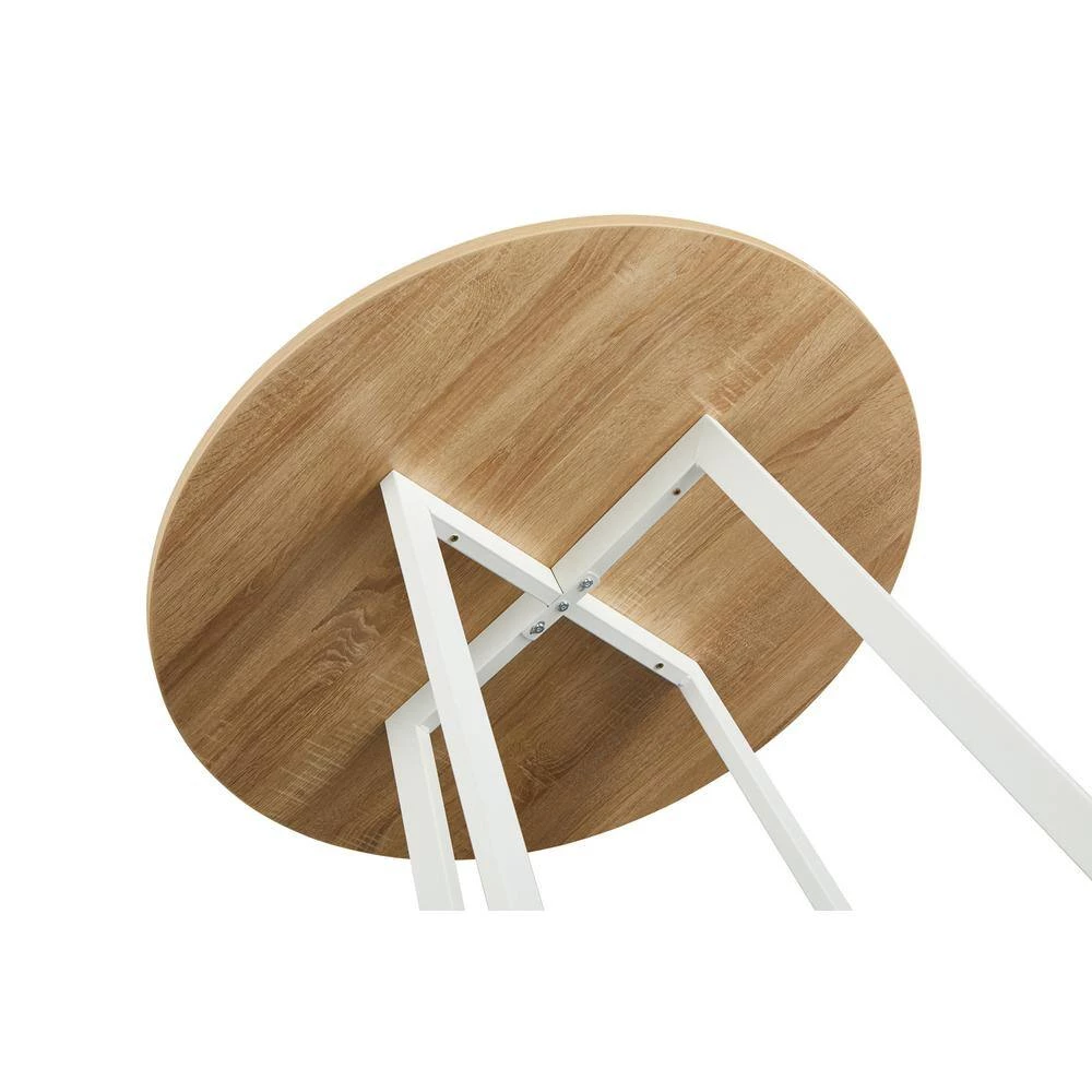 5 Piece Wood Top Natural Bar Table Set by ATHMILE 4 5 Piece Wood Top Natural Bar Table Set by ATHMILE - Image 4