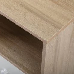 1-Drawer Natural Nightstand (Set of 2) by ATHMILE -ATHMILE Sales Store natural athmile nightstands ddw1041u0901 4f 1000