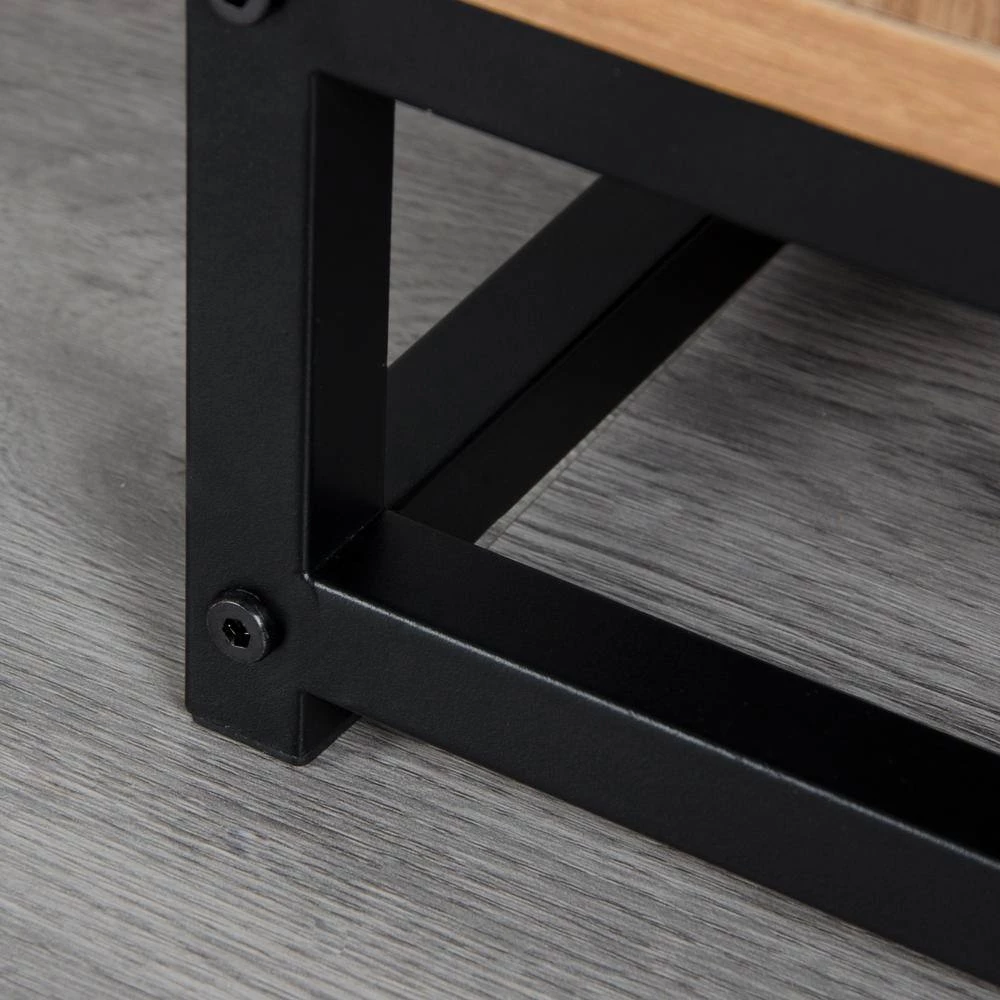 2-Drawer Brown Nightstand (15.75 in. x 15.75 in. x 20.87 in. H) by ATHMILE 4 2-Drawer Brown Nightstand (15.75 in. x 15.75 in. x 20.87 in. H) by ATHMILE - Image 4