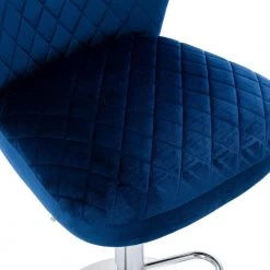 46.46 in. Navy Fabric Bar Stool (Set of 2) by ATHMILE -ATHMILE Sales Store navy athmile bar stools ddw39539411 1f 1000