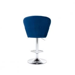 46.46 in. Navy Fabric Bar Stool (Set of 2) by ATHMILE -ATHMILE Sales Store navy athmile bar stools ddw39539411 44 1000