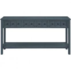 60 in. Navy Standard Rectangle Wood Console Table by ATHMILE 11 60 in. Navy Standard Rectangle Wood Console Table by ATHMILE -ATHMILE Sales Store navy athmile console tables ccwf281290aam c3 1000