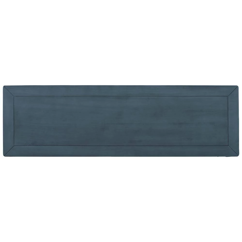 50 in. Navy Standard Rectangle Wood Console Table by ATHMILE 3 50 in. Navy Standard Rectangle Wood Console Table by ATHMILE - Image 3