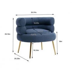 Navy Blue Accent Arm Chair (Set of 1) by ATHMILE 12 Navy Blue Accent Arm Chair (Set of 1) by ATHMILE -ATHMILE Sales Store navy blue athmile accent chairs gz b2w20221857 4f 1000
