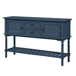 47 in. Navy Blue Standard Rectangle Wood Console Table by ATHMILE 13 47 in. Navy Blue Standard Rectangle Wood Console Table by ATHMILE -ATHMILE Sales Store navy blue athmile console tables gz b2w20220757 c3 1000