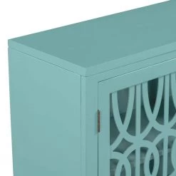 Navy Green Wood Accent Buffet Sideboard Storage Cabinet with Doors and Adjustable Shelf by ATHMILE 17 Navy Green Wood Accent Buffet Sideboard Storage Cabinet with Doors and Adjustable Shelf by ATHMILE -ATHMILE Sales Store navy green athmile accent cabinets gz wf285477aag 1f 1000