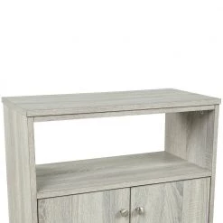 23.6 in. L x 11.8 in. W x 31.7 in. H Oak Square Freestanding Floor Storage Cabinet Adjustable Shelves for Home Kitchen by ATHMILE 16 23.6 in. L x 11.8 in. W x 31.7 in. H Oak Square Freestanding Floor Storage Cabinet Adjustable Shelves for Home Kitchen by ATHMILE -ATHMILE Sales Store oak athmile accent cabinets gz wf283639aal 4f 1000