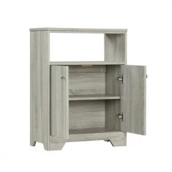 23.6 in. L x 11.8 in. W x 31.7 in. H Oak Square Freestanding Floor Storage Cabinet Adjustable Shelves for Home Kitchen by ATHMILE 14 23.6 in. L x 11.8 in. W x 31.7 in. H Oak Square Freestanding Floor Storage Cabinet Adjustable Shelves for Home Kitchen by ATHMILE -ATHMILE Sales Store oak athmile accent cabinets gz wf283639aal 77 1000