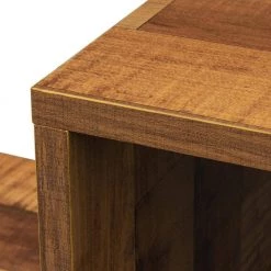 Brown 41.34 in. L x 16.93 in. W x 11.81 in. H Particle Board Bookcase for Home Furniture by ATHMILE 10 Brown 41.34 in. L x 16.93 in. W x 11.81 in. H Particle Board Bookcase for Home Furniture by ATHMILE -ATHMILE Sales Store oak athmile bookcases bookshelves gz b2w20220260 1f 1000