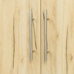 Oak High Wardrobe and Kitchen Cabinet with 2 Doors and 3 Partitions by ATHMILE 13 Oak High Wardrobe and Kitchen Cabinet with 2 Doors and 3 Partitions by ATHMILE -ATHMILE Sales Store oak athmile coat racks gz b2w20220711 44 1000