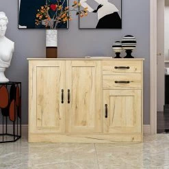 43.3 in. Oak Standard Rectangle Particle Board Console Table by ATHMILE 17 43.3 in. Oak Standard Rectangle Particle Board Console Table by ATHMILE -ATHMILE Sales Store oak athmile console tables ddw33137242 31 1000