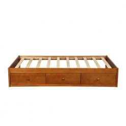 77.9 in. W Oak Twin Size Platform Storage Bed with 3 Drawers by ATHMILE 14 77.9 in. W Oak Twin Size Platform Storage Bed with 3 Drawers by ATHMILE -ATHMILE Sales Store oak athmile platform beds gz b2w20222018 44 1000