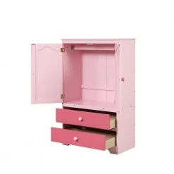 Pink China Cabinet by ATHMILE -ATHMILE Sales Store pink athmile accent cabinets ddw69741346 44 1000
