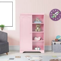 Pink China Cabinet by ATHMILE -ATHMILE Sales Store pink athmile accent cabinets ddw69741348 31 1000