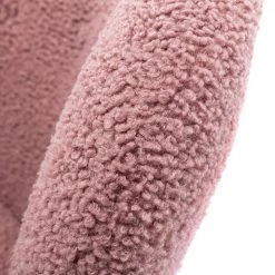 Pink Lambskin Sherpa Wingback Tufted Side Chair with Solid Wood Legs (Set of 1) by ATHMILE -ATHMILE Sales Store pink athmile accent chairs gz b2w20220570 fa 1000