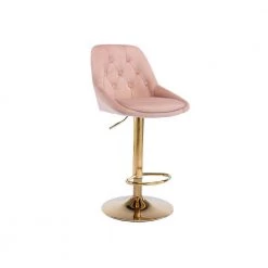 44.09 in. Low Back Pink Metal Frame Adjustable Cushioned Bar Stool with Toweling fabric Seat (Set of 1) by ATHMILE 14 44.09 in. Low Back Pink Metal Frame Adjustable Cushioned Bar Stool with Toweling fabric Seat (Set of 1) by ATHMILE -ATHMILE Sales Store pink athmile bar stools gz w39538744 44 1000
