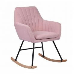 Pink Rocking Chair (Set of 1) by ATHMILE