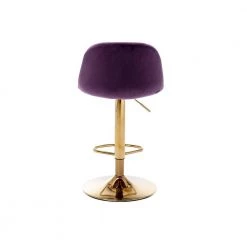 41 in. Purple Velvet Bar Stool (Set of 1) by ATHMILE 10 41 in. Purple Velvet Bar Stool (Set of 1) by ATHMILE -ATHMILE Sales Store purple athmile bar stools ddw39538763 4f 1000