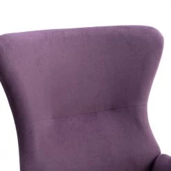 Purple Velvet Rocking Chair by ATHMILE -ATHMILE Sales Store purple athmile rockers gliders ottomans ddw67640677 c3 1000