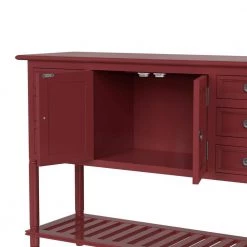 45 in. Red Standard Rectangle Wood Console Table by ATHMILE 11 45 in. Red Standard Rectangle Wood Console Table by ATHMILE -ATHMILE Sales Store red athmile console tables gz b2w20220760 1f 1000
