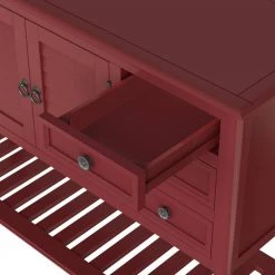 45.28 in. Red Standard Rectangle Wood Console Table by ATHMILE 16 45.28 in. Red Standard Rectangle Wood Console Table by ATHMILE -ATHMILE Sales Store red athmile console tables gzx b2w20221339 44 1000