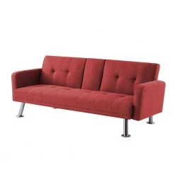 73.23 in. W Red Fabric Sofa Convertible Folding Twin Size Sofa Bed by ATHMILE 14 73.23 in. W Red Fabric Sofa Convertible Folding Twin Size Sofa Bed by ATHMILE -ATHMILE Sales Store red athmile sofa beds gzx b2w20221359 44 1000