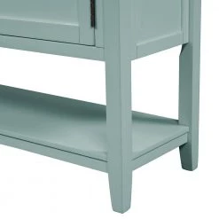 39 in. Retro Green Standard Rectangle Wood Console Table by ATHMILE -ATHMILE Sales Store retro green athmile console tables gzx b2w20221330 44 1000