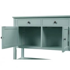 39 in. Retro Green Standard Rectangle Wood Console Table by ATHMILE -ATHMILE Sales Store retro green athmile console tables gzx b2w20221330 fa 1000