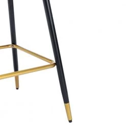 26.34 in. Rose Red Backless Bar Stools with Velvet Seat (Set of 1) by ATHMILE -ATHMILE Sales Store rose red athmile bar stools gz b2w20221732 fa 1000