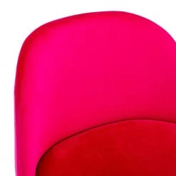 40.94 in. Low Back Red Metal Frame Adjustable Cushioned Bar Stool with Toweling fabric Seat (Set of 1) by ATHMILE -ATHMILE Sales Store rose red athmile bar stools gz w39538754 1f 1000