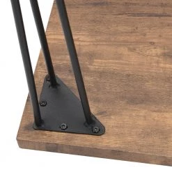 3-Piece Rustic Brown MDF Top Table Set (Seats-2) by ATHMILE -ATHMILE Sales Store rustic brown athmile dining room sets ddwf287063aad 31 1000